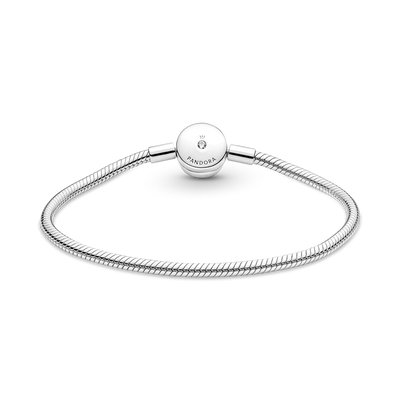 pandora/ luxury Silver Spiral Charm Bracelet